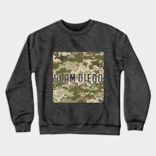 slam diego army pattern Crewneck Sweatshirt